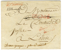 Administon Genle / Des Postes Et Drs Rebuts (P N° 1926) Rouge Sur Enveloppe Sans Texte Chargée Datée Du 7 Avril 1808 Pou - Andere & Zonder Classificatie