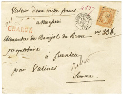 PC 131 / N° 16 (filet Effleuré) Càd T 15 ARLES-S-RHONE (12) Sur Lettre Chargée Pour Valines (Somme). Au Recto, Mention M - Autres & Non Classés