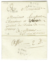 P.73.P. / REBAIS (2 Frappes Au Recto, Une Au Verso) Sur Lettreavec Texte Daté Saint Denis Chebais Le 1er Juillet 1813, A - Lettres Civiles En Franchise