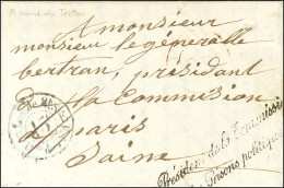 Lettre Avec Texte D'un Prisonnier Sur Le Ponton '' Le Triton '' En Rade De Cherbourg Daté Du 26 Septembre 1848 Adressée  - Burgerlijke Brieven Zonder Portkosten