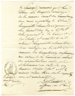 Marque Postale Ornée MAISON D'ARRET DU LUXEMBOURG (S N° 9579b) Sur Document Daté Du 2 Nivose An 3. - TB / SUP. - 1701-1800: Precursors XVIII