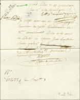 N° 10 / SUSPICION (S N° 9582c) Sur Document Daté Port-Libre Ce 18 Vendémiaire An 3. - SUP. - R. - 1701-1800: Voorlopers XVIII