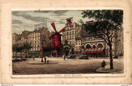 NÂ°2833 Z -cpa Paris -place Blanche -le Moulin Rouge- - Moulins à Vent