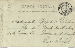 NÂ°2815 Z -cachet Ã  Date -Maintenon 1905 -Eure Et Loir- - Manual Postmarks