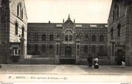 NÂ°2527 Z -cpa Amiens -Ã©cole SupÃ©mrieure De GarÃ§ons- - Amiens