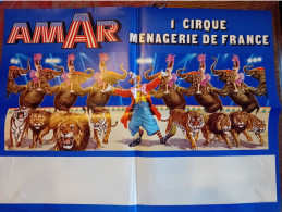 Cirque Circus Circo AMAR Firmin Bouglione Affiche Poster 1976 - Posters