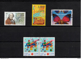 FRANCE 2000  YVERT 3328 + 3330 + 3332 + 3362 Paire Oblitéré Cote 5,40 Euros - Used Stamps
