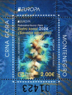 Montenegro - 2024 - Europa CEPT - Underwater Fauna And Flora - Mint Souvenir Sheet - Montenegro