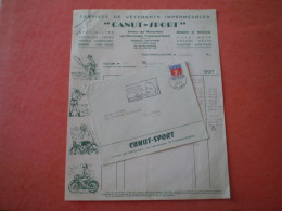 LAC Canut Sport à Fontaines Sur Saône, Vêtements Imperméables: Moto, Pêche, Chasse, Camping, Anoraks . 1968 - Kleidung & Textil