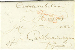 Adminston Genle / Des Postes Rouge (S N° 8584) + Mention Manuscrite '' Contrôle De La Caisse '' Sur Lettre Avec Texte Da - Frankobriefe