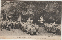 Militaire :  Soldat : Guerre De  1914 , La Messe En Plein Air - Characters