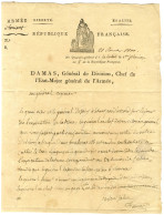 DAMAS François-Etienne De (1764-1828), Général De La Révolution Et De L'Empire. - Sonstige & Ohne Zuordnung