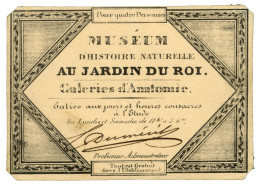 DUMÉRIL André Marie Constant (1774-1860), Zoologiste. - Autres & Non Classés