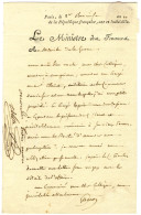 GAUDIN Martin Michel Charles, Duc De Gaëte (1756-1841), Ministre Des Finances. - Other & Unclassified