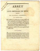 [MARIE-LOUISE (1791-1847), Impératrice Des Français, Seconde épouse De Napoléon 1er]. - Other & Unclassified