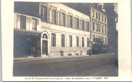 75012 PARIS - CARTE PHOTO - Ecole De L'immaculee Conception  - Paris (12)