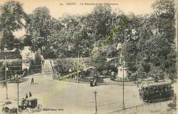 29.  BREST .  Le MOnument Des Défenseurs . CPA Animée . - Brest