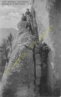 38.  GRENOBLE .  Les Pucelles . Escalade De La Dent Gérard .  CPA Animée . - Grenoble