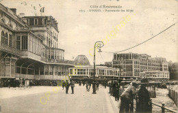 35.  DINARD . Promenade Des Alliés .  CPA Animée . - Dinard