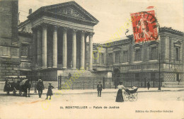 34.  MONTPELLIER . Palais De Justice .  CPA Animée .  - Montpellier