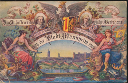 1607 DER STADT MANNHEIM 1907   LITHOGRAPHIE           ZIE SCANS - Mannheim