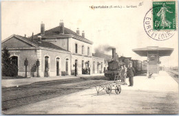 28 COURTALAIN - La Gare (train) - Courtalain