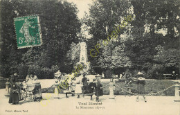 54.  TOUL . Le Monument 1870-71 .  CPA Animée . - Toul