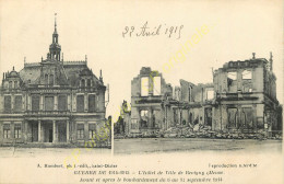 55. REVIGNY . Hôtel De Ville Avant Et Après Bombardement .  - Revigny Sur Ornain