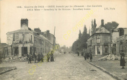 60.  CREIL .  Rue Gambetta . Guerre De 1914 . CPA Animée . - Creil