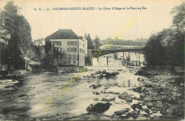 64.  OLORON SAINTE MARIE . Le Gave D'Aspe Et Le Pont En Fer . - Oloron Sainte Marie