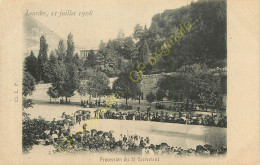 65.  LOURDES  Le 11 Juillet 1908 . Procession Du St-Sacrement . - Lourdes