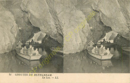 65.  GROTTES DE BETHARRAM . Le Lac .  CPA Stéréo . - Autres & Non Classés