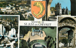 29.   SOUVENIR De SAINT JUST EN CHEVALET .  CP Multviues . - Other & Unclassified