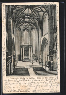 AK Malchin, Inneres Der Kirche, Blick Auf Den Altar  - Sonstige & Ohne Zuordnung
