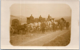 MILITARIA - 14-18 - CARTE PHOTO -Train Regimentaire Des Sections  - Weltkrieg 1914-18