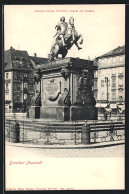 AK Dresden-Neustadt, Denkmal König Friedrich August Des Starken  - Dresden