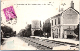 18 SAVIGNY EN SEPTAINE - La Gare (frottee En Bas) - Other & Unclassified