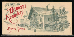 Vertreterkarte Henndorf Brauerei Henndorf, Inh. Kasper Moser  - Sin Clasificación