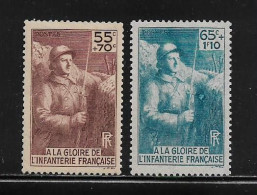 FRANCE  (  FR2 -  375 )   1938  N° YVERT ET TELLIER   N°  386/387    N** - Unused Stamps