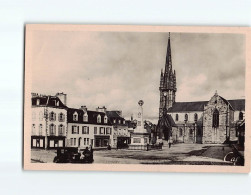 LANDIVISIAU : Place De L'Eglise Et Monument Aux Morts - Très Bon état - Landivisiau