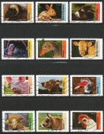 France 2017 - Mi 6681/92 - YT Ad 1386/97 ( Farm Animals ) Complete Set - Gebruikt