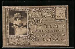 Vertreterkarte London, The Fine Arts Publshing Co. Ld., 29 A Charing Cross Rd.  - Non Classés