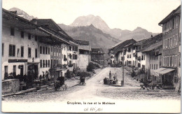 SUISSE - FRIBOURG - Gruyeres, La Rue Et Le Moleson. - Autres & Non Classés