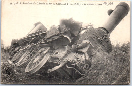 37 CHOUZY - Accident De Chemin De Fer Oct 1904, Locomotive. - Autres & Non Classés