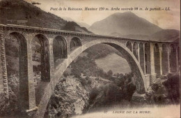 LIGNE DE LA MURE  ( ISERE ) PONT DE LA ROIZONNE - La Mure