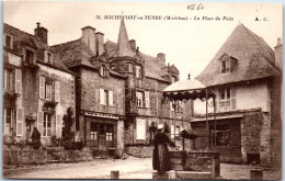 56 ROCHEFORT EN TERRE - La Place Du Puits. - Rochefort En Terre