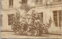 17 ROYAN - CARTE PHOTO - Concours D'autos Fleuries 1908 - Royan
