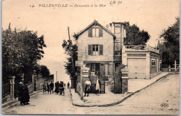 14 VILLERVILLE - La Descente A La Mer. - Other & Unclassified