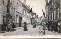 Belgique - FURNES - Procession, Trompettes Et Etendard  - Autres & Non Classés