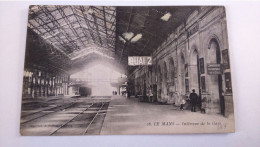 Carte Postale Ancienne ( AA10 ) De Le Mans , Intérieur De La Gare - Le Mans